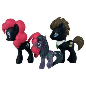 3 Funko My Little Pony Black Lucky Clover dr Hooves Pinkie Pie Lot Mystery Mini